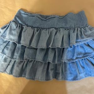 Girls size 10/12 ruffle skirt